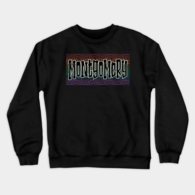 LGBTQ PATTERN USA MONTGOMERY Crewneck Sweatshirt by Zodiac BeMac